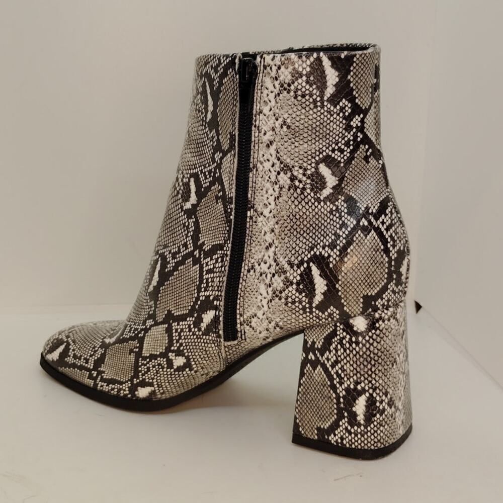 Madden Girl Womans NEW w/Tags Minglee Faux Snakeskin Ankle Boots- sz. 8 1/2M WOW